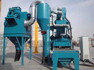 網(wǎng)帶式拋丸機(jī)，拋丸除銹清理機(jī)